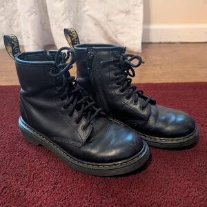 Dr. Martens Black Leather Boots